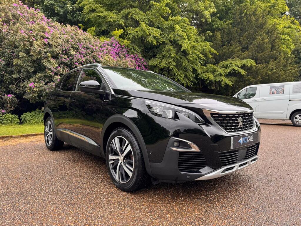 Peugeot 3008 Suv 1.2 Puretech Gt Line Euro 6 Ss 201767 EY67WAU Black #2