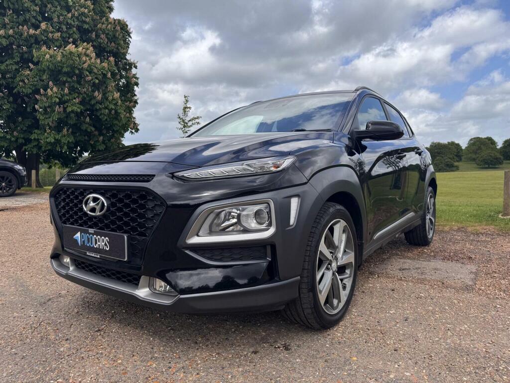 Hyundai Kona Suv 1.0 T-gdi Blue Drive Premium Euro 6 Ss WF18TYX Black #3