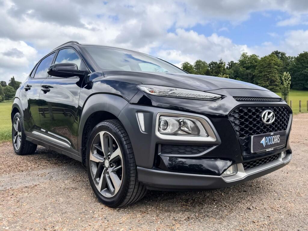 Hyundai Kona Suv 1.0 T-gdi Blue Drive Premium Euro 6 Ss WF18TYX Black #6