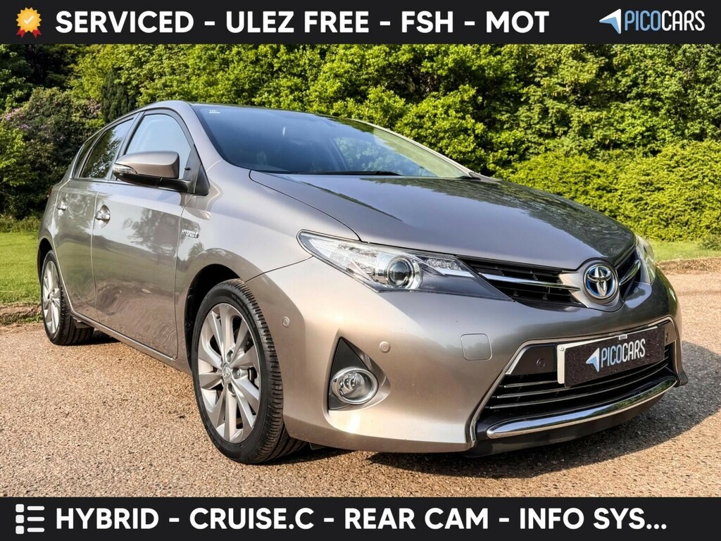Toyota Auris Hatchback 1.8 Vvt-h Excel Cvt Euro 5 Ss 20 Brown