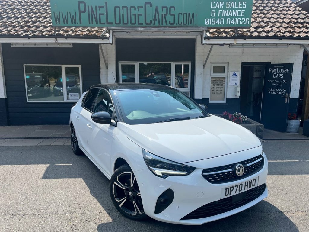Vauxhall Corsa 1L Elite Nav Premium DP70HWO White