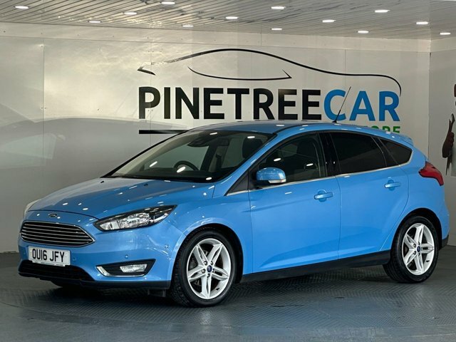 Ford Focus 1.0T Ecoboost Titanium Hatchback OU16JFY Blue #3