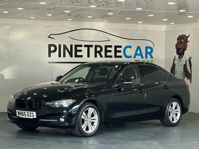 BMW 3 Series 1.5 318I Sport Saloon Euro 6 S Black #3
