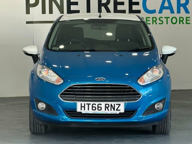 Ford Fiesta 1.25 Zetec Blue Edition Hatchback Manua HT66RNZ Blue #2