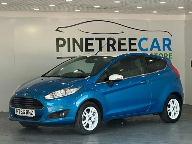 Ford Fiesta 1.25 Zetec Blue Edition Hatchback Manua HT66RNZ Blue #3