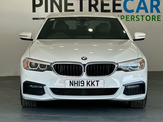 BMW 5 Series 2.0 520D M Sport Saloon Xdrive Eur White