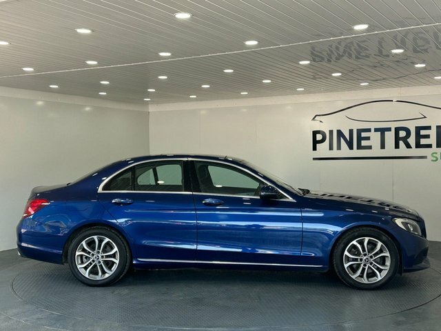 Mercedes-Benz C Class 2.1 C220d Sport Premium Saloon G-tron HW17HRR Blue #5