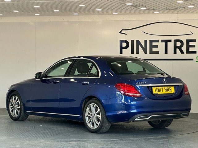 Mercedes-Benz C Class 2.1 C220d Sport Premium Saloon G-tron HW17HRR Blue #6