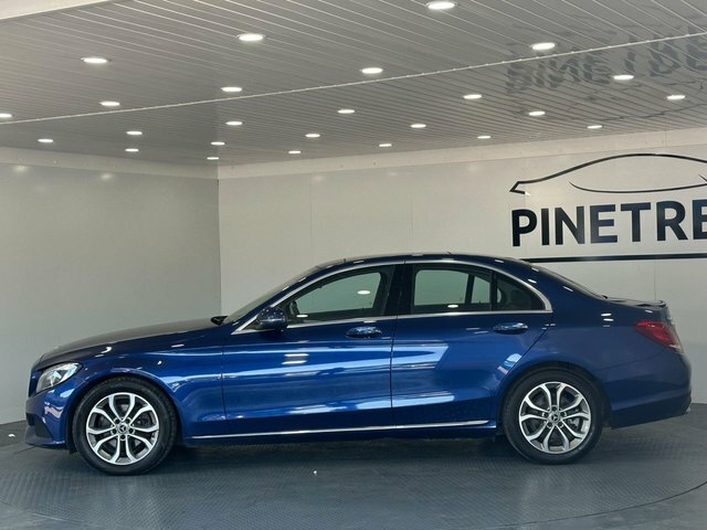 Mercedes-Benz C Class 2.1 C220d Sport Premium Saloon G-tron HW17HRR Blue #4