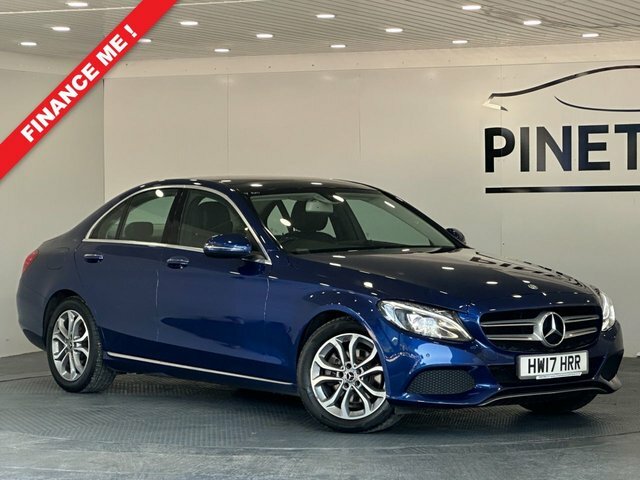 Mercedes-Benz C Class 2.1 C220d Sport Premium Saloon G-tron HW17HRR Blue