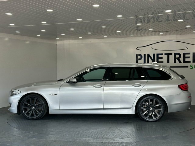 BMW 5 Series 2.0 520D Se Touring Steptronic Euro 5 White #4