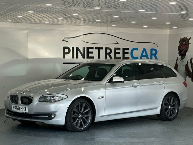 BMW 5 Series 2.0 520D Se Touring Steptronic Euro 5 White #3