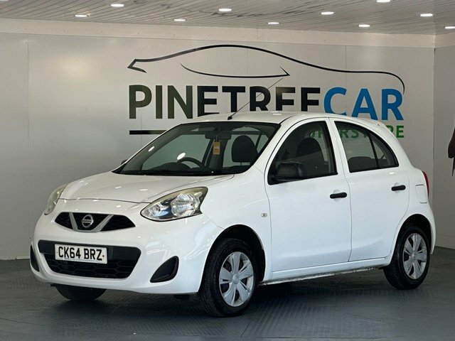Nissan Micra 1.2 Visia Hatchback Euro 5 80 P White #3
