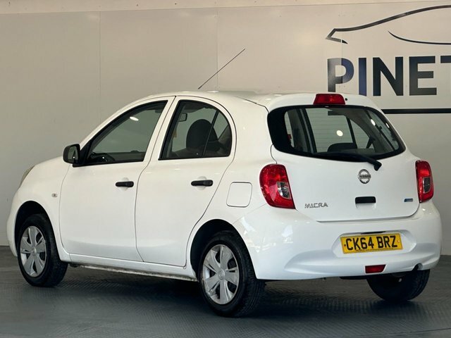 Nissan Micra 1.2 Visia Hatchback Euro 5 80 P White #6