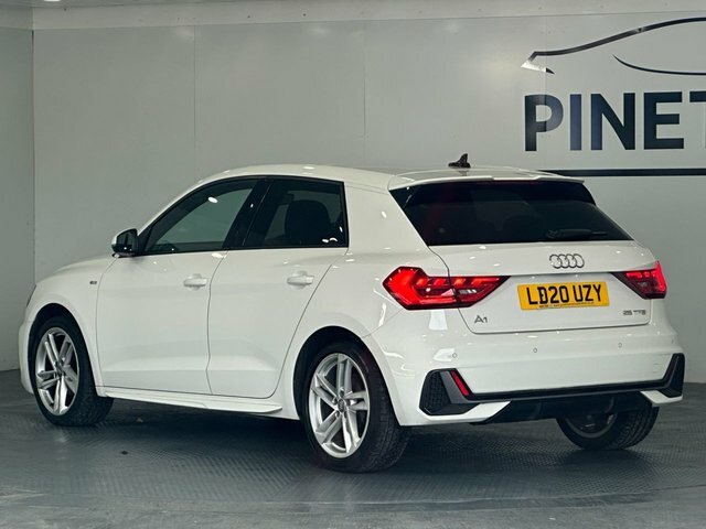 Audi A1 1.0 Tfsi 25 S Line Sportback Eur LD20UZY White #6