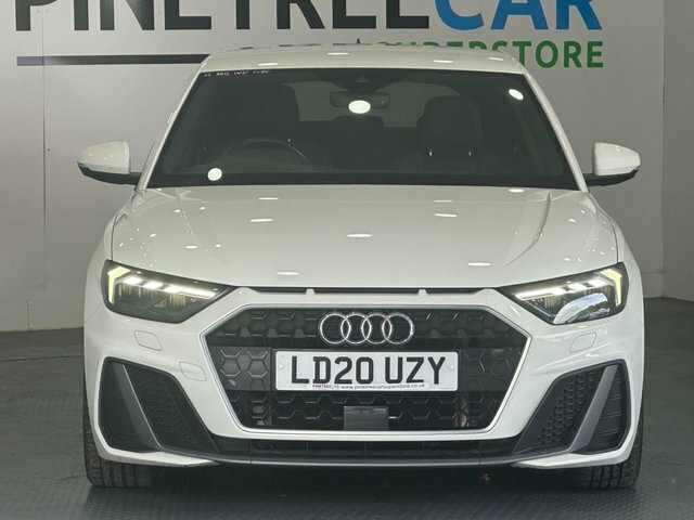 Audi A1 1.0 Tfsi 25 S Line Sportback Eur LD20UZY White #2