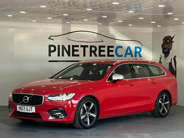 Volvo V90 2.0 D5 Powerpulse R-design Estate Red #2