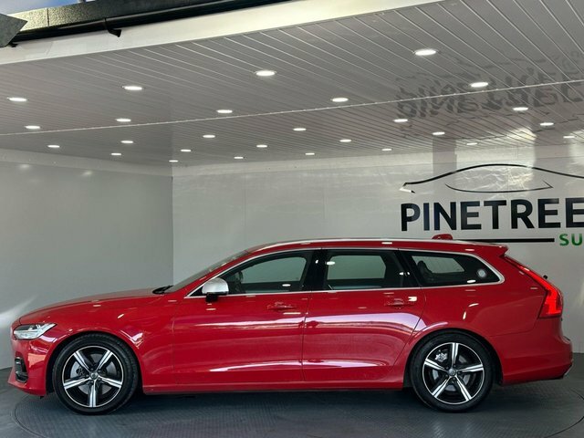 Volvo V90 2.0 D5 Powerpulse R-design Estate Red #3