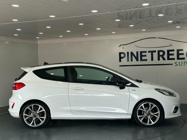 Ford Fiesta 1.0T Ecoboost Gpf St-line Hatchback Man CA19UUK White #4