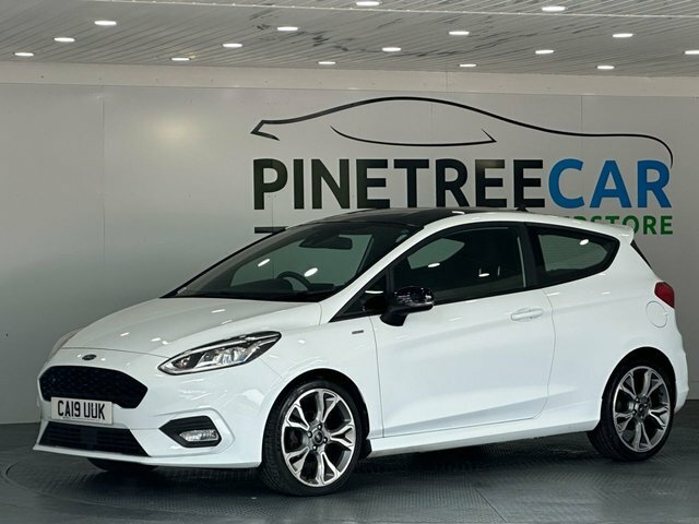 Ford Fiesta 1.0T Ecoboost Gpf St-line Hatchback Man CA19UUK White #2