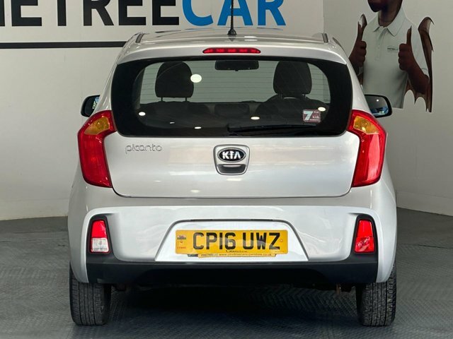 Kia Picanto 1.0 1 Air Hatchback Euro 6 65 B Silver #6