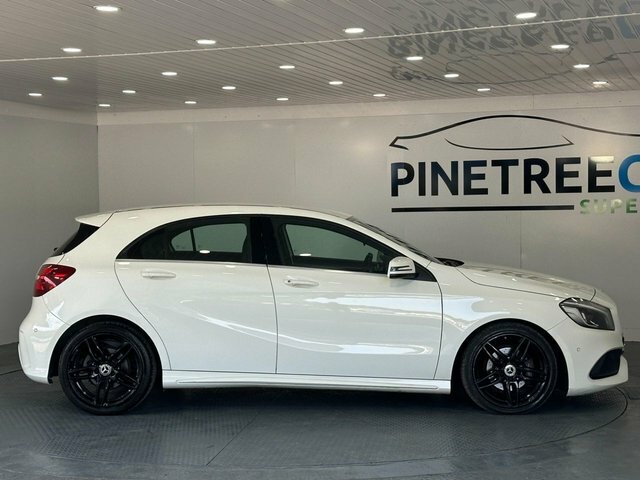 Mercedes-Benz A Class 1.6 A200 Amg Line Premium Hatchback 7 White #4