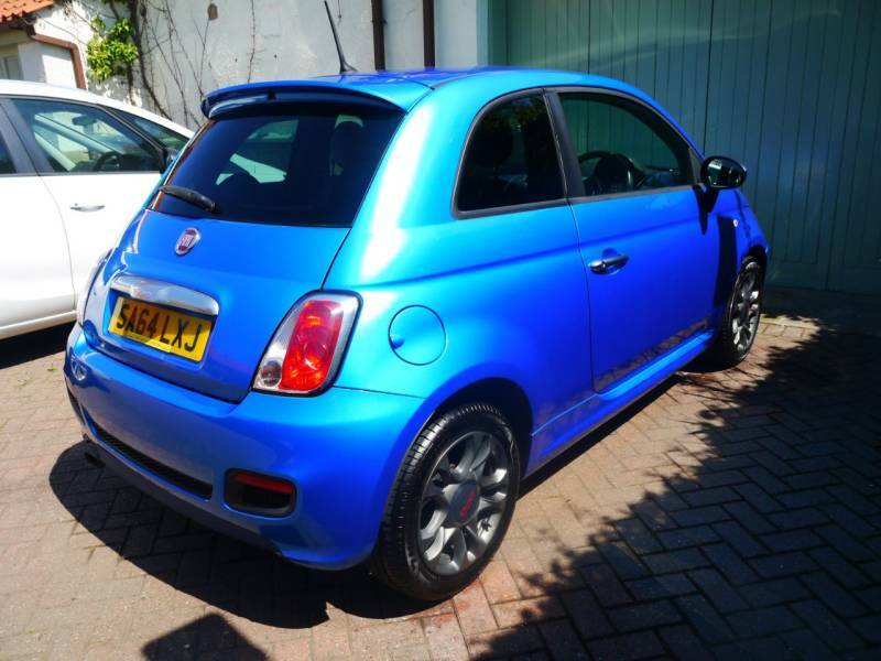 Fiat 500 1.2 S Low Mileage SA64LXJ Blue #6