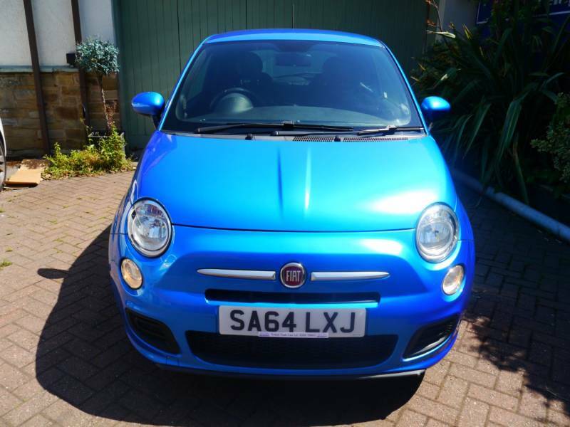 Fiat 500 1.2 S Low Mileage SA64LXJ Blue #2