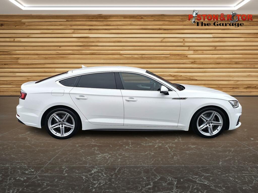Audi A5 2.0 Tfsi S Line Sportback S Tronic Euro 6 Ss AJ67OOC White #4