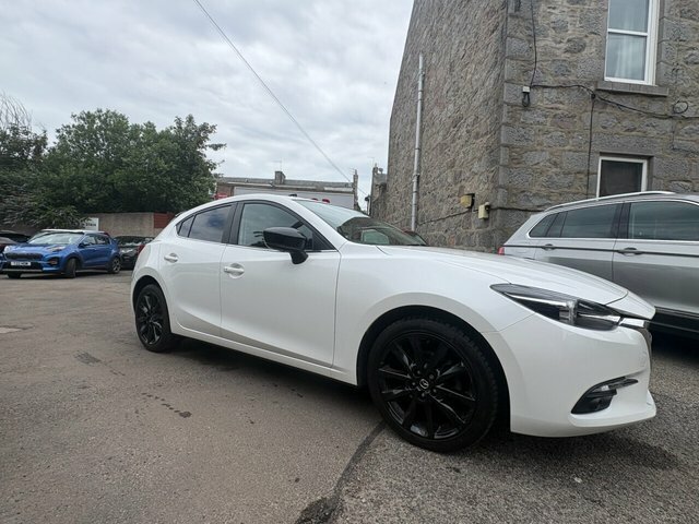 Mazda 3 Skyactiv-g Sport Black Hatchback White