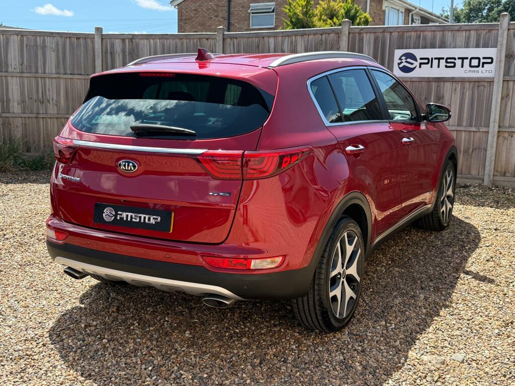 Kia Sportage Gt-line Red #4