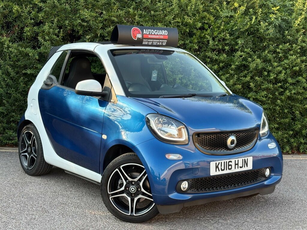 Smart Fortwo Cabrio 0.9T Prime Cabriolet Twinamic Euro 6 Ss Blue