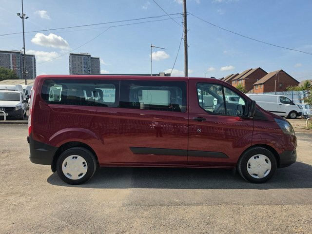 Ford Transit Custom 2.0 320 Ecoblue Leader Minibus L2 H2 105 Bhp Euro Red