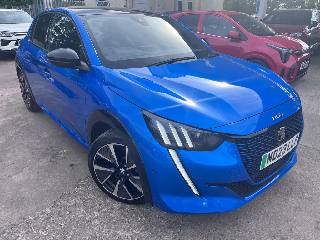 Peugeot e-208 50Kwh Gt Premium 7Kw Charger Blue