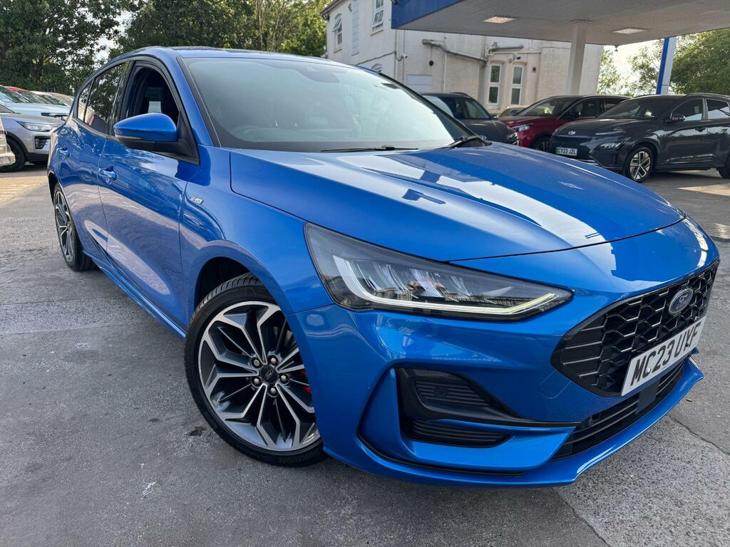 Ford Focus 1.0T Ecoboost Mhev St-line X Dct Euro 6 Ss MC23UYF Blue