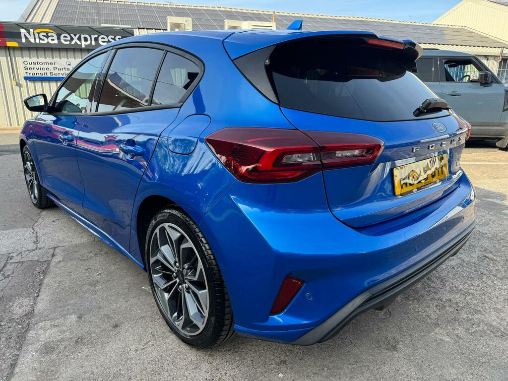 Ford Focus 1.0T Ecoboost Mhev St-line X Dct Euro 6 Ss MC23UYF Blue #4