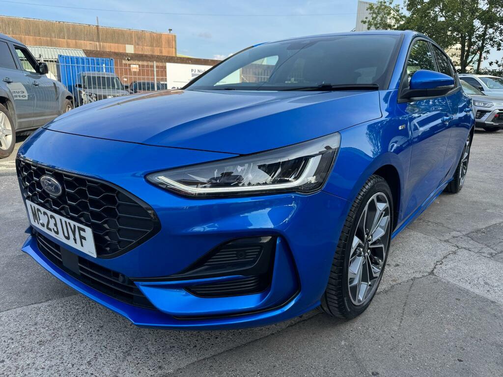 Ford Focus 1.0T Ecoboost Mhev St-line X Dct Euro 6 Ss MC23UYF Blue #3