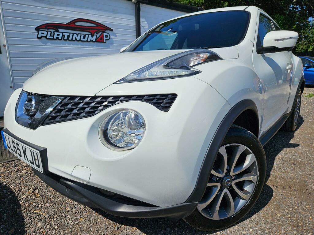 Nissan Juke 1.6 Tekna Xtron Euro 6 LL65KJU White #4
