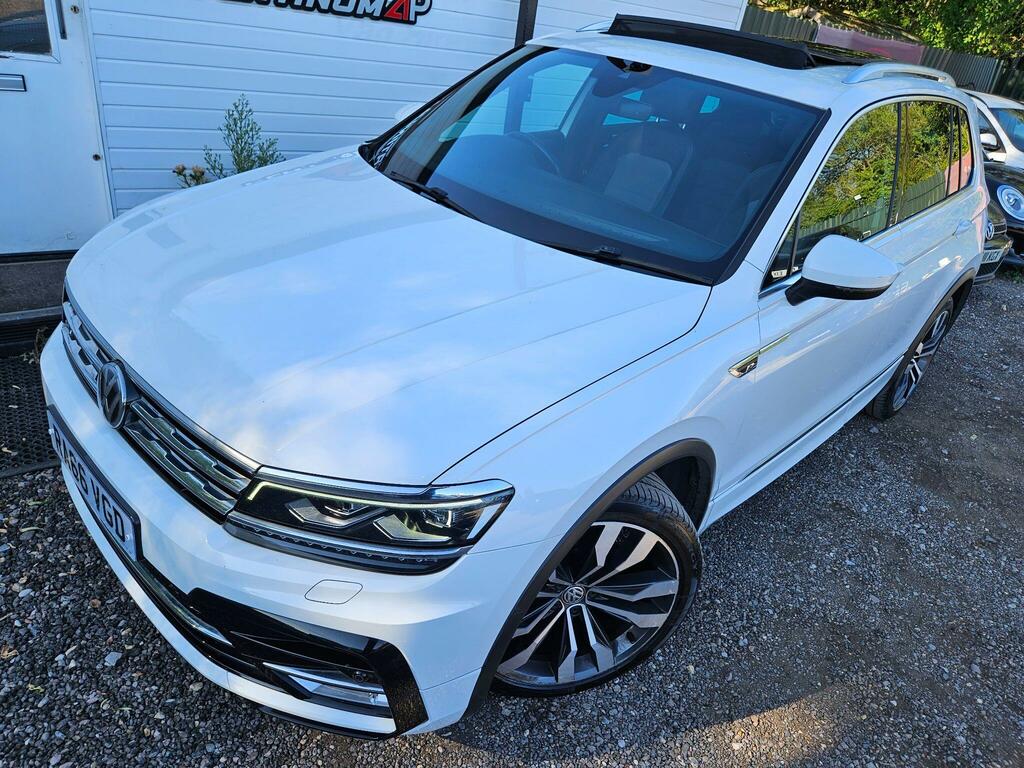 Volkswagen Tiguan 2.0 Tdi Bluemotion Tech R-line Dsg 4Motion Euro 6 RA66VGD White #6