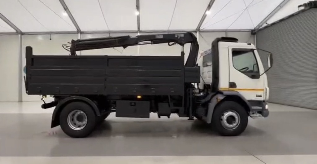 DAF All Models Fa Lf 55.220 18T Grab Lorry Tipper Black #2