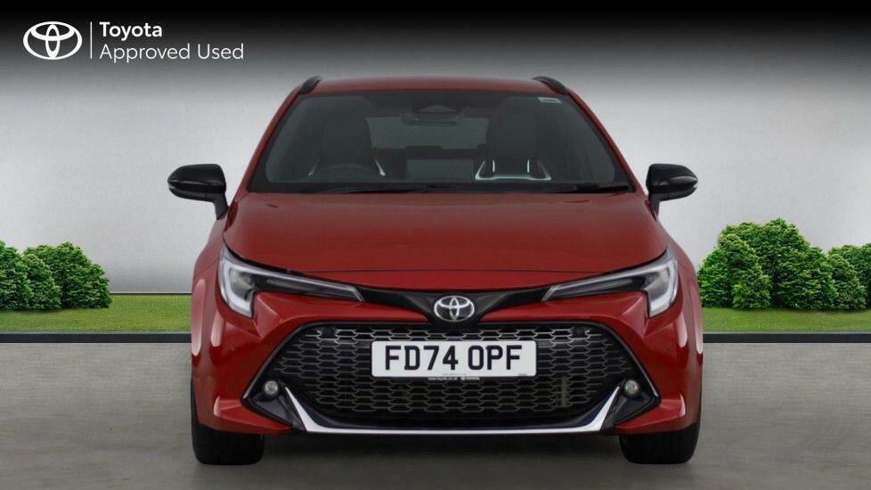 Toyota Corolla 1.8 Vvt-h Gr Sport Touring Sports Hybri Red #5