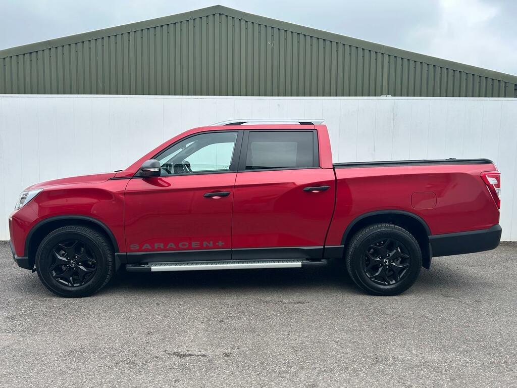 SsangYong Musso 2.2D Saracen Plus Pickup Double Cab Aut WU26VOB Red #4