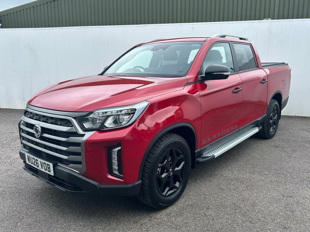 SsangYong Musso 2.2D Saracen Plus Pickup Double Cab Aut WU26VOB Red #3