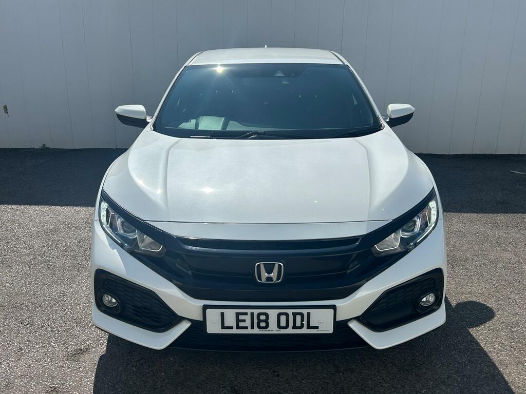 Honda Civic 1.0 Vtec Turbo Sr Cvt Euro 6 Ss White #2