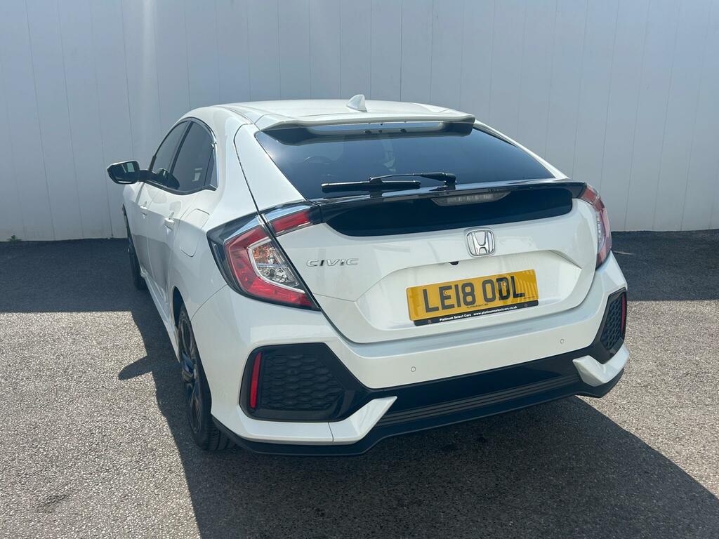 Honda Civic 1.0 Vtec Turbo Sr Cvt Euro 6 Ss White #5