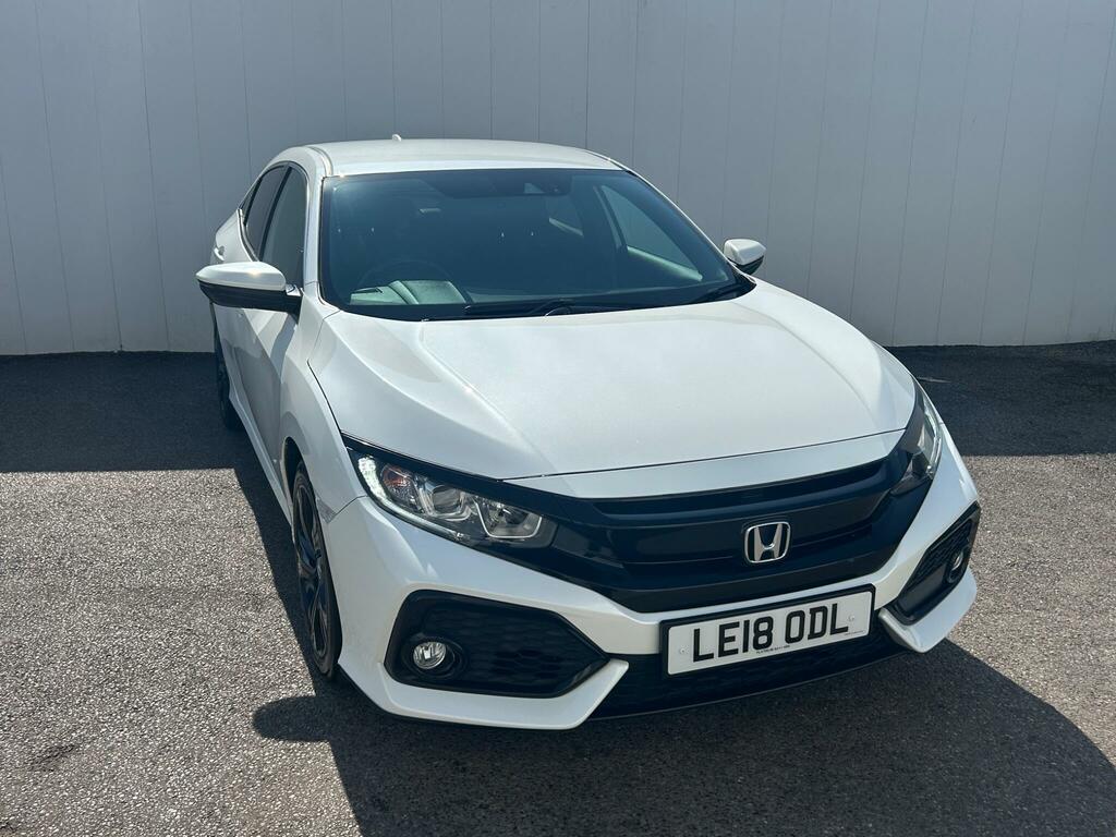 Honda Civic 1.0 Vtec Turbo Sr Cvt Euro 6 Ss White