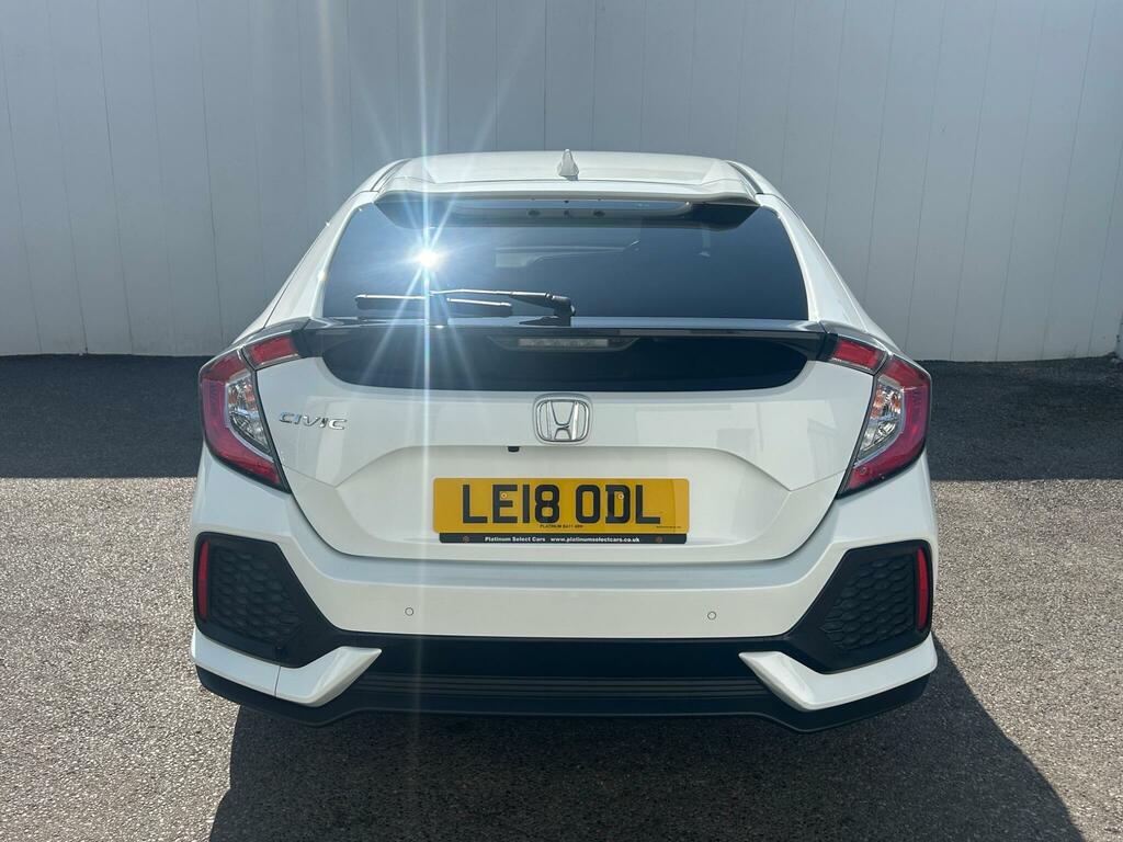 Honda Civic 1.0 Vtec Turbo Sr Cvt Euro 6 Ss White #6