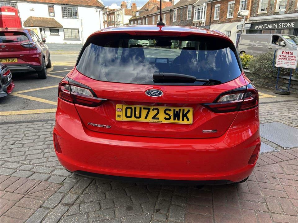 Ford Fiesta Titanium X 1.0I 125Ps Hybrid OU72SWK Red #5