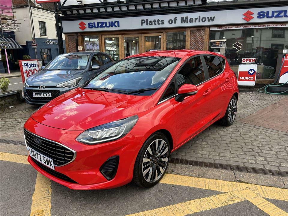 Ford Fiesta Titanium X 1.0I 125Ps Hybrid OU72SWK Red #2