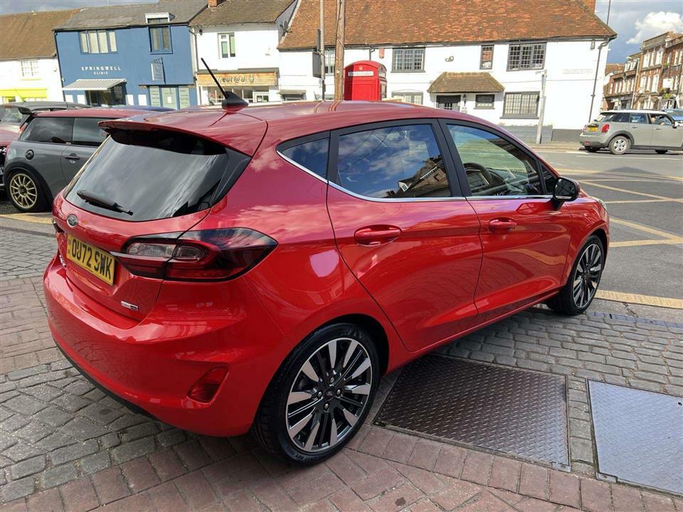 Ford Fiesta Titanium X 1.0I 125Ps Hybrid OU72SWK Red #6